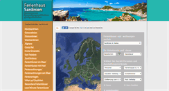 Desktop Screenshot of ferienhaus-sardinien.com